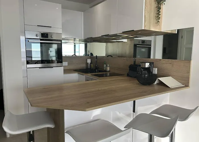 Renove Avec Garage Et Climatisation Au Lavandou - Fr-1-251-850 Апартаменти Ле-Лаванду